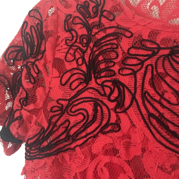 Free people lace detailed mini dress - Picture 4 of 4